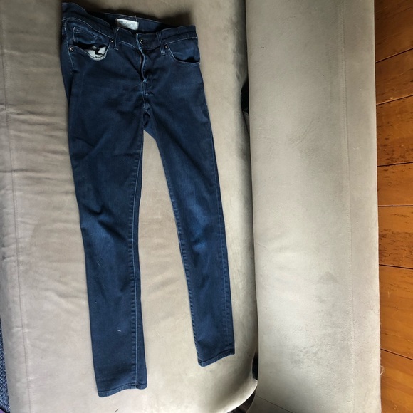 Madewell Slim Straight Dark Wash Size 27 Jeans - Picture 1 of 6